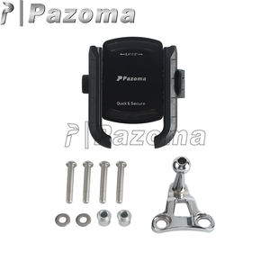 Support de téléphone pour guidon de <span class=keywords><strong>moto</strong></span> avec kit de montage pour Harley XL Touring Softail Dyna - Product Image 3