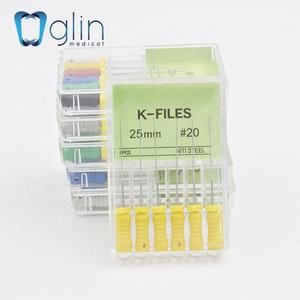 Haute qualité 25mm Glin 20 # fichier Endo dentaire utilisation à la main fichier K Flexible NITI matériel perceuse accessoires - Product Image 1