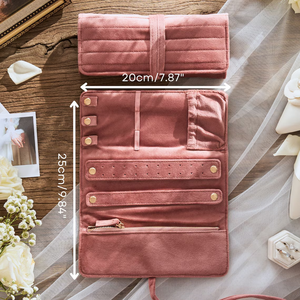 Pochettes Personnalisées en Velours Luxueux, Mini Sac de Rangement Doux pour Bijoux - Product Image 4