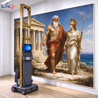 Imprimante murale UV grand format LINCJET LC-A2, machine d'impression murale numérique mobile pour l'art et la décoration de toute la surface murale