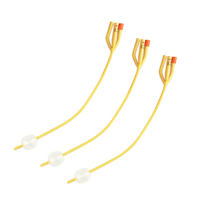 Catéter Foley de Látex de 3 Vías para Drenaje de Orina, Desechable, de Alta Calidad Médica - Product Image 4
