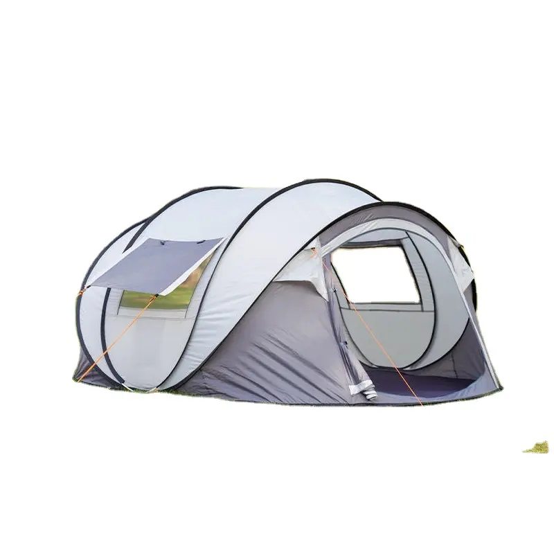 Produsen custom family camp tent de tenda camping outdoor 3-4 orang travel 4 6 orang tahan air pop up tenda camping