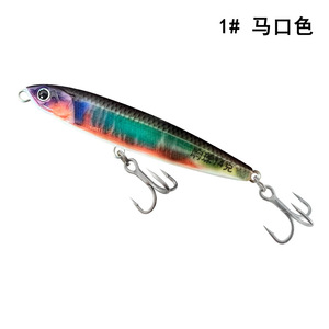 Esca per matita in piombo che affonda i denti velenosi con nuovo gancio rinforzato a prova di ruggine esca vibrante a fusione Ultra lunga - Product Image 6