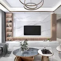 Panneau mural UV, design 3D, feuille de marbre PVC, ignifuge, installation facile, imperméable, durable, décoratif, feuille de marbre moderne de qualité supérieure