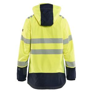 BLAKLADER - 444915323389L Chaqueta de concha multinorm para mujer Hi-vis Amarillo/Azul Marino-EAN 7330509890356 CHAQUETAS DE TRABAJO - Product Image 2