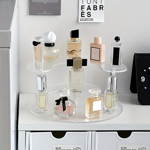 Rak Parfum Akrilik Kustom, Rak <span class=keywords><strong>Display</strong></span> Bertingkat, Kotak Penyimpanan, Stand <span class=keywords><strong>Display</strong></span> Meja Bertingkat untuk Toko Roti, Butik, Rumah, dan Toko Ritel - Product Image 5