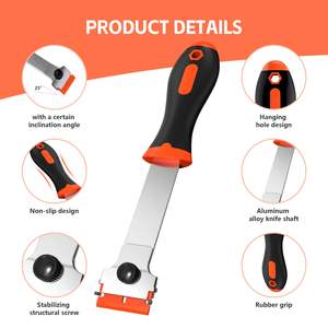 เครื่องมือขูดสีพื้นโลหะอุตสาหกรรมสำหรับงานขายส่ง โรงงาน OEM ผลิตภัณฑ์สำหรับงานหนัก ขจัดสารเคลือบผิว ทำความสะอาดพื้นผิว - Product Image 4