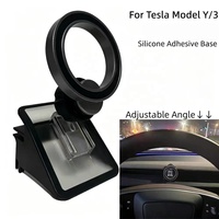 Support de téléphone réglable pour Tesla Model Y Juniper 2025+ et Model 3 Highland 2024+ - Accessoires de voiture