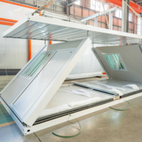 Maison conteneur pliable modulaire en acier préfabriqué de 20 pieds