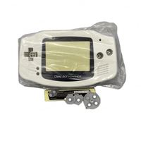 Coque complète avec boutons en caoutchouc et cache-poussière pour console Game Boy Advance