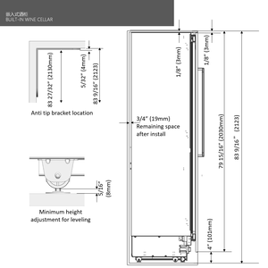 Artaus Built-in Wine Cellar Us Style <b>Fridge</b> Wine <b>Fridge</b> - Product Image 4