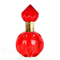 Décoration d'intérieur arabe, flacon de parfum en verre vide, flacon de parfum en cristal multicolore avec bouchon, cadeau décoratif de luxe