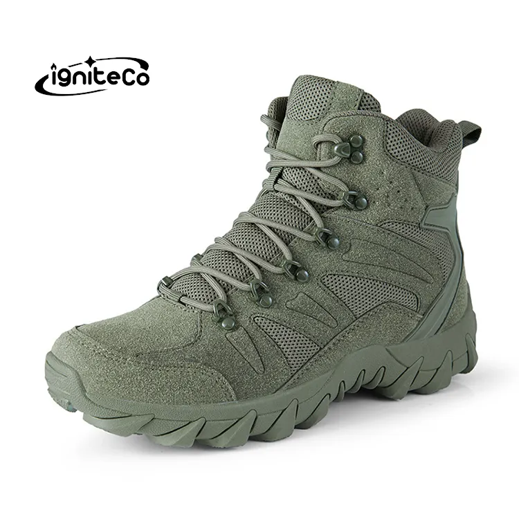 Field camping hiking men's training outdoor mountaineering mid-to-low desert boots combat boots