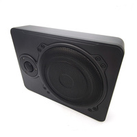 Subwoofer de voiture 8/10 pouces, audio actif, mince, sous le siège, 12V, haut-parleur et klaxon de qualité supérieure, vente en gros directe d'usine