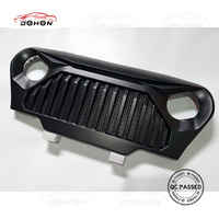 Calandre style Angry, noir mat, pour Jeep Wrangler TJ 1997-2006