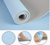 Tapis de yoga TPE imperméable et antidérapant en gros - Épaisseur 3 mm, design décoratif pour le yoga chaud et le Pilates à domicile