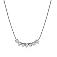 Nouveau Collier Chaîne Serpent en Acier Inoxydable Premium Été, Plaqué Or 18K Argenté avec Zircon Incolore, Collection Dopamine – Vente en Gros