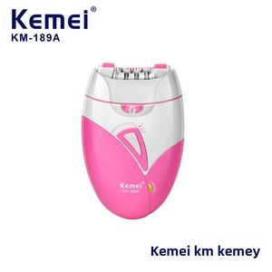 Épilateur électrique Kemei Km 189A rose rechargeable par USB pour femmes, appareil de toilettage <span class=keywords><strong>intime</strong></span> - Product Image 4