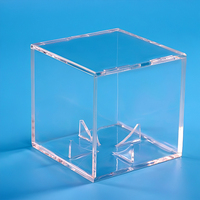 Étui de baseball acrylique transparent anti-poussière pour collection et affichage