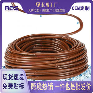 Tuyau d'irrigation goutte à goutte 1/4 pouce noir 100 pieds, ruban perforé pour système d'arrosage hydroponique de jardin - Product Image 5