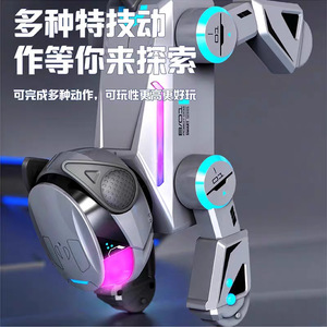 Ai Smart Dog Rc Robot Flips Handstand Spin Stunt Actions Robot Jouets Avec Lumière LED Intelligent Robot Chien pour Enfants - Product Image 4