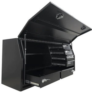 Customized Aluminium Heavy-Duty Truck Toolboxes 2 Compartments Lockable Lightweight Waterproof Dustproof Portable 2000L Capacity - Product Image 2