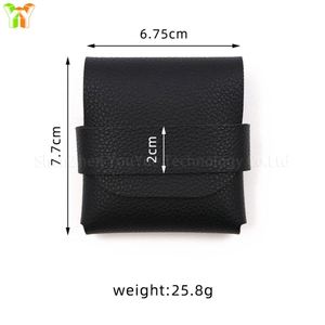 Bolsa de piel sintética para guardar objetos, estuche pequeño para monedas, gran capacidad, bolsa de viaje para guardar condones - Product Image 6