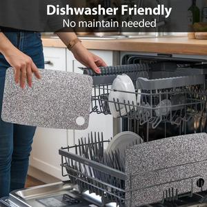 Tabla de cortar de grado alimenticio de titanio de doble cara grande cristalizada multifuncional con ranura de jugo para Cocina - Product Image 2