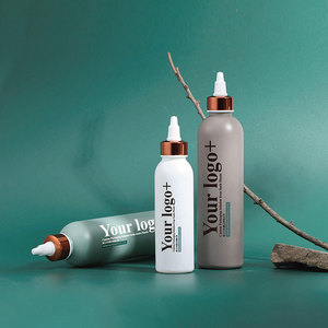 Custom <b>Plastic</b> Bottles Cylinder Dropper Sealing 30-1000ml Cosmetic <b>Packaging</b> General Use True Colors Label Printing - Product Image 1