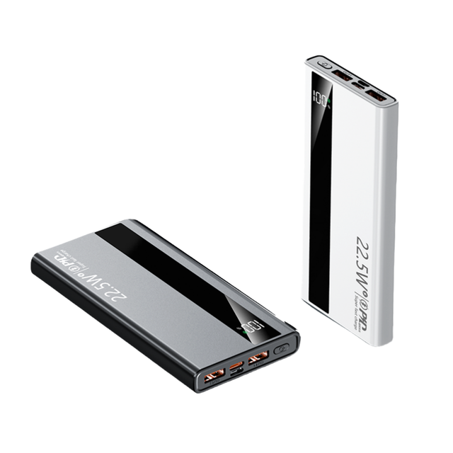 Hot Sale 22.5W Super Quick Charge Powerbanks Fast Charging USB C Mobile Phone Charger Powerbank 20000 MAh Free Custom Logo