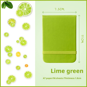 Libreta de Bolsillo Portátil con Tapa Dura de Cuero PU Magnética <span class=keywords><strong>y</strong></span> Logotipo Personalizado, 96 Hojas, para Oficina, Escuela, Promoción, Suministros para Pequeñas Empresas - Product Image 4