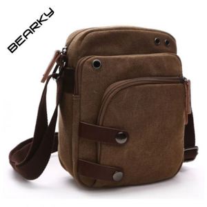 Borsa a Tracolla dal Design Retrò Raffinato con Tasche Multiple e Chiusura a Cerniera, <span class=keywords><strong>Nuovo</strong></span> Stile <span class=keywords><strong>Messenger</strong></span> in Tela e Pelle - Product Image 2