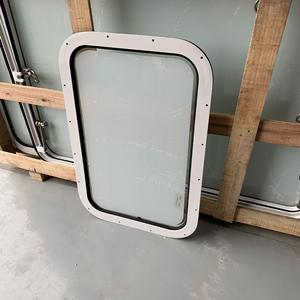 Fenêtres rectangulaires coulissantes et fixes en alliage d'aluminium fournie par le fabricant, quincaillerie marine - Product Image 1