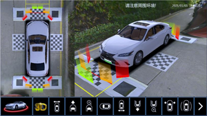 Conducción segura Estacionamiento AHD 1080P visión nocturna Cámara de coche tela de calibración 3D <span class=keywords><strong>360</strong></span> grados vista panorámica - Product Image 4
