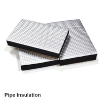 Feuille d'isolation moderne auto-adhésive en NBR Mousse élastomère flexible à cellules fermées pour hôpitaux HVAC Ateliers Entrepôts