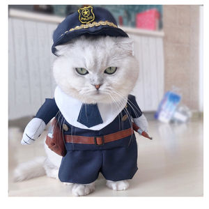 Tenue de Police d'halloween pour animaux de compagnie, vêtements de Transformation pour chien et chat, vêtements créatifs pour petit chien - Product Image 6