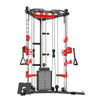 Máquina Smith Multifuncional con Cable Cruzado para Gimnasio en Casa, Equipo de Ejercicio Integral para Espalda y Cuerpo Completo Xinzhongli