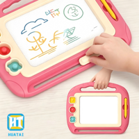 Jouets de dessin HTL, jouets éducatifs Montessori, tableau de dessin effaçable coloré pour enfants avec tampons, tablette d'écriture pour tout-petits