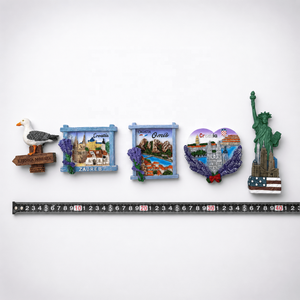 Magnete da Frigo 3D in Poliresina Scolpita, Souvenir Turistico Personalizzato con Cornice a Tema Città (Croazia, New York, Gabbiano, Lavanda) - Ingrosso OEM di Fabbrica - Product Image 2