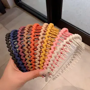 Kızlar için sevimli kafa bandı tasarımcı günü dekoratif kafa bandı plastik Hairbands