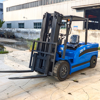 Chariot élévateur électrique à batterie lithium 4 tonnes, 3,5 tonnes, 3 tonnes, 5 tonnes, directement de l'usine, avec hauteur de levage maximale de 3m à 6m