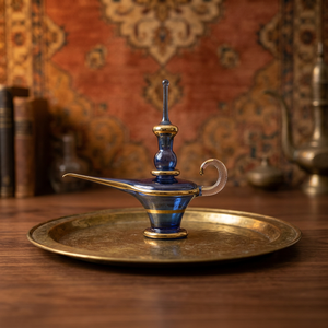 LA1 - Arte Popular Egipcio, Botella de Perfume Hecha a Mano de 20 ml, Aladdin Genie, Artesanía Decorativa de Vidrio, Recuerdo ZAHEREEN - Product Image 3