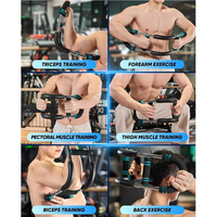Barra Expansora de Pecho con Brazos en Forma de U Ajustable, Modelo 70053-9 de EIGFOH, Fabricada en China, para Entrenamiento de Fuerza de la Parte Superior del Cuerpo