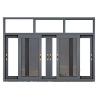Ventana Corredera Aislante de Calor de Aleación de Aluminio Moderna Xilonghe, con Malla de Acero Inoxidable, para Apartamentos y Hoteles, con Certificación Energy Star