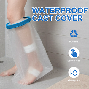 Funda Impermeable para Pierna para Ducha, Protector de Heridas Reutilizable a Prueba de Agua para Pies, Soporte con Logotipo Personalizado - Product Image 2