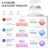 Masseur électrique portable Gua Sha avec refroidissement, chauffage, vibration et lumière rouge pour le visage et le corps
