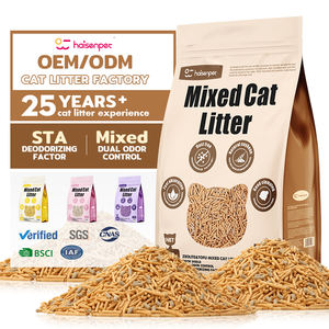 تصميم المصنع رائحة 5L 6L 7L 10L 20L التوفو زيوليت مختلطة فضلات القطط المسحوقة - Product Image 1