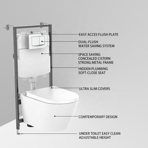 Silence Flush Tank Inodoro <span class=keywords><strong>Cisterna</strong></span> oculta para Wc montado en la pared - Product Image 2