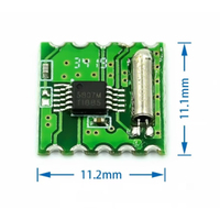 Módulo de radio estéreo FM RDA5807M, módulo inalámbrico Profor para Arduino RRD-102V2.0