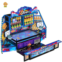 LTG Basketball jumping Festival Stall Easy move indoor games foldable party sounds lights to kids carnival outdoor game foradult